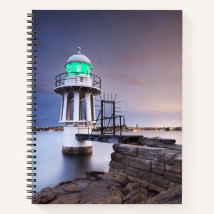Leuchttürme   Cremorne Point Lighthouse Australien Notizbuch