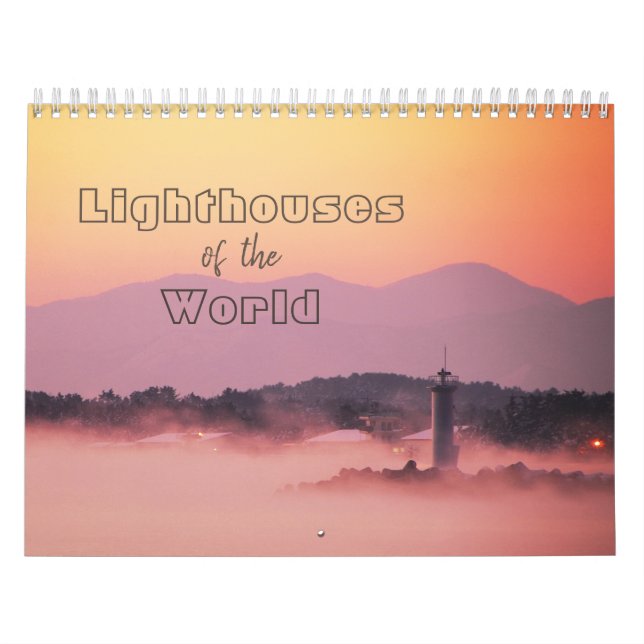 Leuchttürme des Welt12-monatigen Kalenders Kalender (Titelbild)