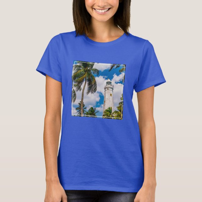 Leuchttürme | Dewundara Matara Sri Lanka T-Shirt (Vorderseite)