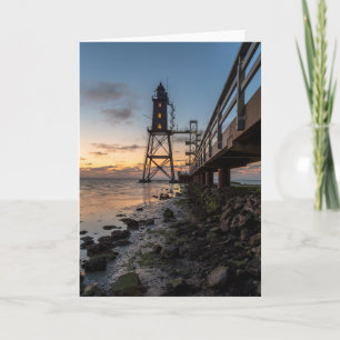 Leuchttürme   Eversand-Oberfeue Deutschland Karte