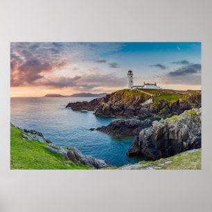 Leuchttürme Fanad Head Lighthouse Irland Poster