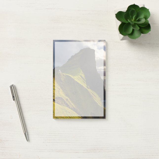 Leuchttürme | Färöer Dänemark Post-it Klebezettel (Büro)