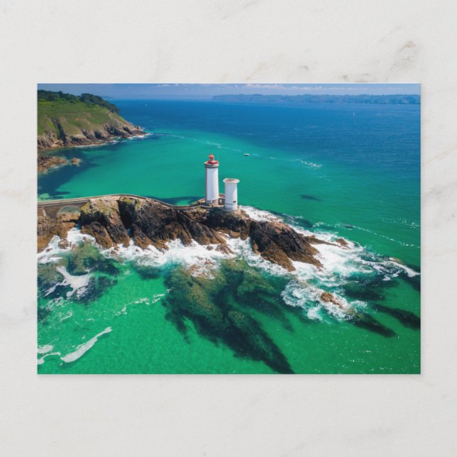 Leuchttürme | Finistère Brest Bretagne Lighthouse Postkarte (Vorderseite)