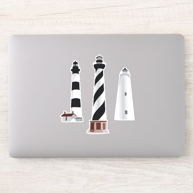 Leuchttürme für Außenbänke - Vinyl Stickers Aufkleber (Computer)