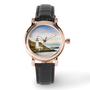 Leuchttürme Georges Island Lighthouse Armbanduhr