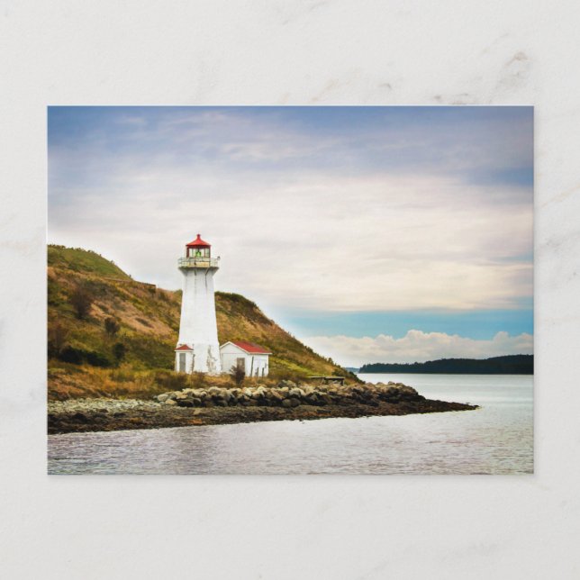 Leuchttürme | Georges Island Lighthouse Postkarte (Vorderseite)