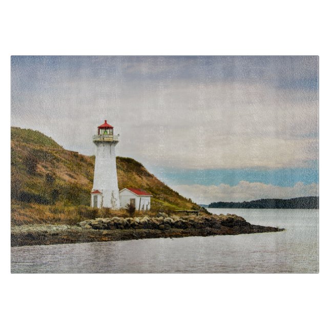 Leuchttürme | Georges Island Lighthouse Schneidebrett (Vorderseite)