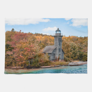 Leuchttürme Grand Island East Channel Light Geschirrtuch
