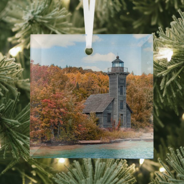 Leuchttürme | Grand Island East Channel Light Ornament Aus Glas (Insitu)