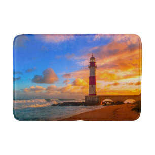 Leuchttürme Itapuã Brasilien Leuchtturm Badematte