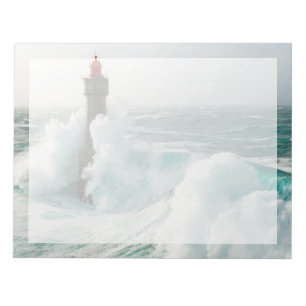 Leuchttürme   Jument Lighthouse Ouessant Frankreic Notizblock
