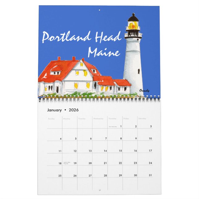 Leuchttürme - Kalender 2013 (Jan 2026)