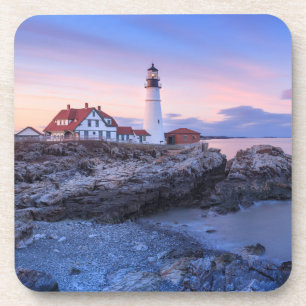 Leuchttürme   Kap Elizabeth, Maine Getränkeuntersetzer