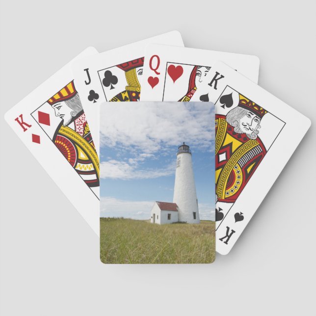 Leuchttürme | Leuchtturm Massachusetts Spielkarten (Rückseite)