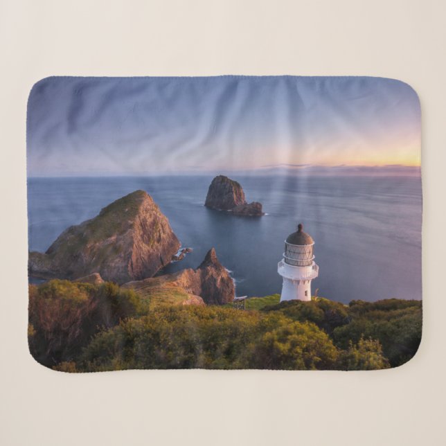 Leuchttürme | Lighthouse Cape Brett Neuseeland Sherpadecke (Vorderseite (Horizontal))