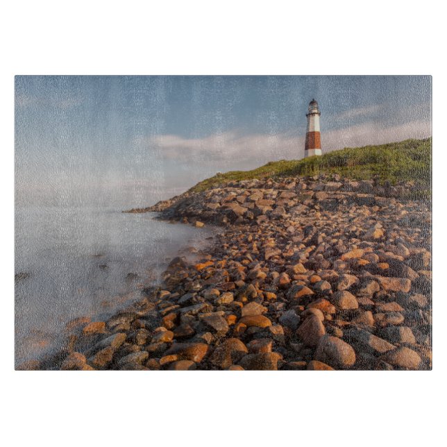 Leuchttürme | Montauk Point Long Island Schneidebrett (Vorderseite)
