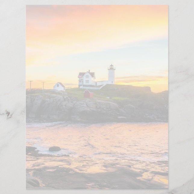 Leuchttürme | Nubble Lighthouse Maine (Vorderseite)