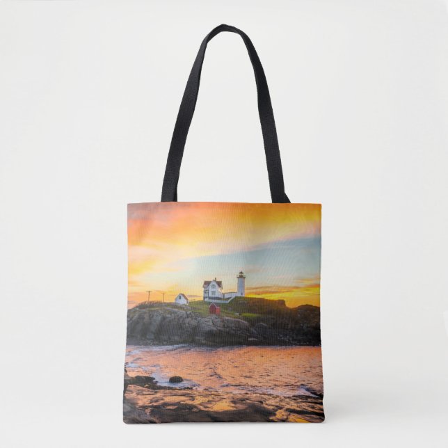 Leuchttürme | Nubble Lighthouse Maine Tasche (Vorderseite)