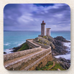 Leuchttürme   Petit Minou Lighthouse Frankreich Getränkeuntersetzer
