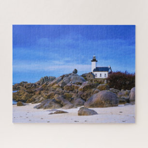 Leuchttürme Phare de Pontusval Frankreich Finist