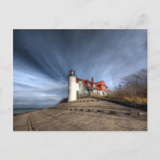 Leuchttürme | Point Betsie Lake Michigan Postkarte (Vorderseite)