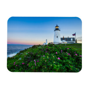 Leuchttürme Point Lighthouse Bristol Maine Magnet
