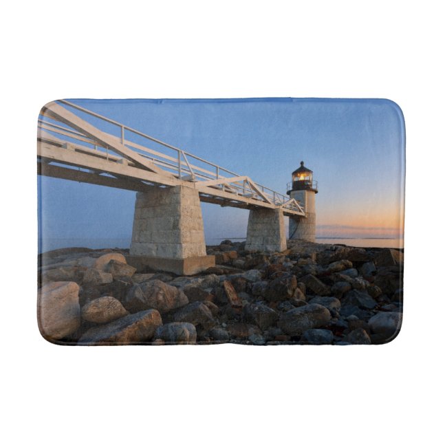 Leuchttürme | Port Clyde Maine Lighthouse Badematte (Vorderseite)