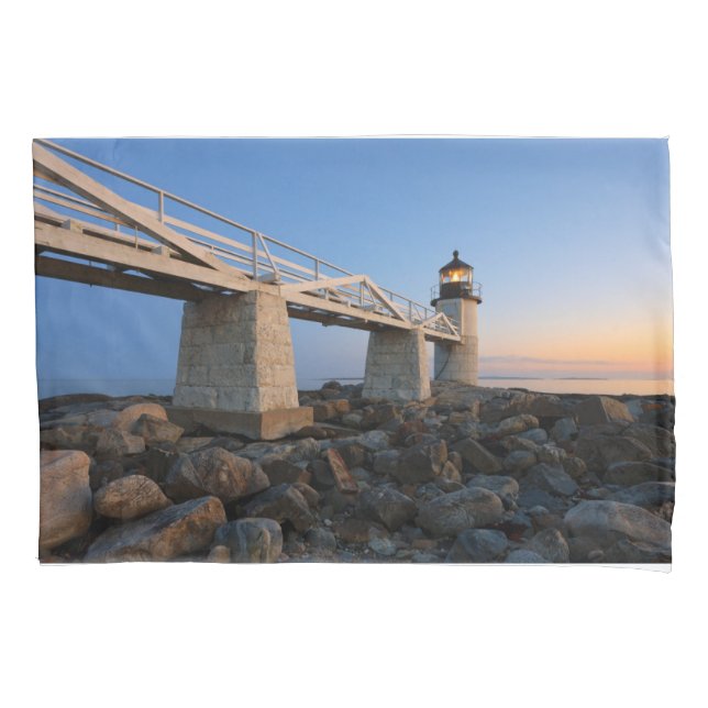 Leuchttürme | Port Clyde Maine Lighthouse Kissenbezug (Vorderseite)