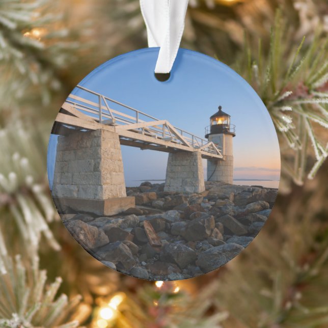 Leuchttürme | Port Clyde Maine Lighthouse Ornament (Baum)