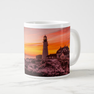 Leuchttürme Portland Head Cape Elizabeth Maine Jumbo-Tasse