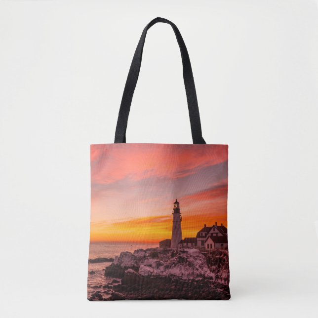 Leuchttürme | Portland Head Cape Elizabeth Maine Tasche (Vorderseite)