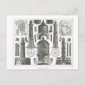 Leuchttürme Postkarte