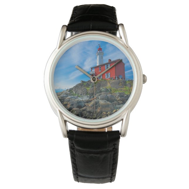 Leuchttürme | Victoria Harbour Vancouver Island Armbanduhr (Vorderseite)