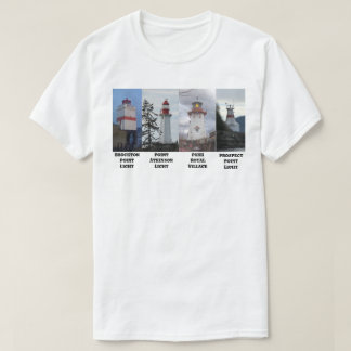 Leuchttürme von Vancouver Metro Area T - Shirt 
