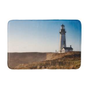 Leuchttürme Yaquina Head Lighthouse Oregon Badematte