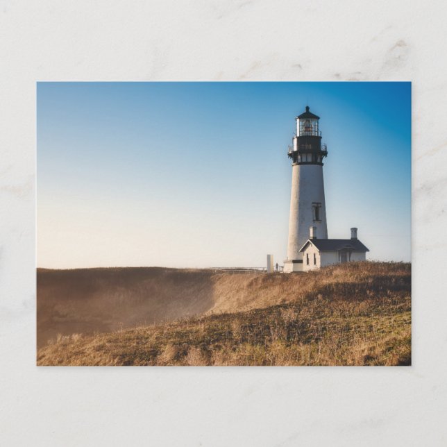 Leuchttürme | Yaquina Head Lighthouse Oregon Postkarte (Vorderseite)