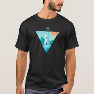 Leuchtturmkunst für Segler Kapitäne Schiffseigner T-Shirt
