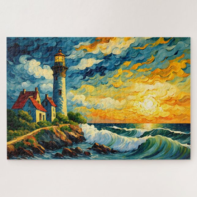Leuchtturmlandschaft (Horizontal)