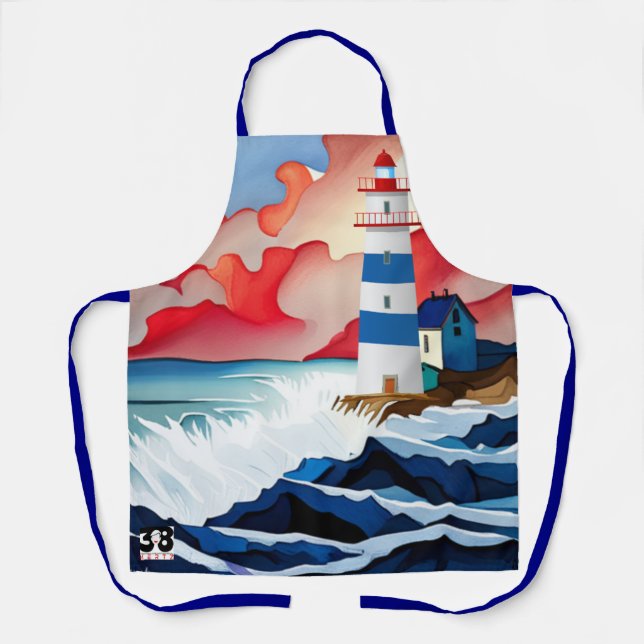 Leuchtturmsammlung Schürze (Vorderseite)