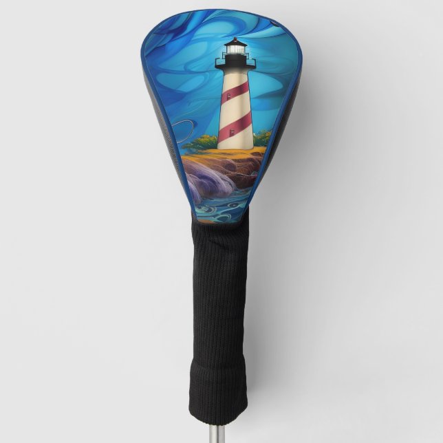Leuchtturmspitze Golf Headcover (Vorderseite)