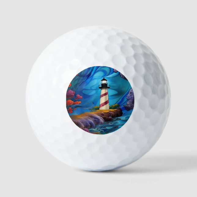 Leuchtturmspitze Golfball (Vorderseite)