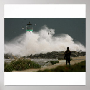 LeuchtturmWavelarge Poster