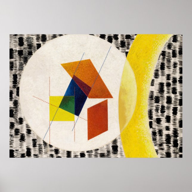 Leuk 4, 1945 von Laszlo Moholy-Nagy Poster (Vorne)