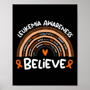 Leukämie Aufklärung Monat Leukämie Poster