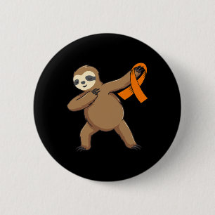Leukämie Aufklärung Monat Orange Ribbon Dabbing Sl Button