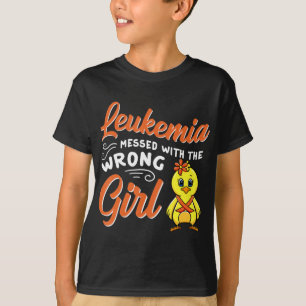 Leukämie aus den falschen Girl Chick Awarenes T-Shirt