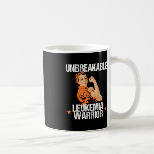 Leukämie Awareness Unzerbrechlich Warrior Orange R Kaffeetasse