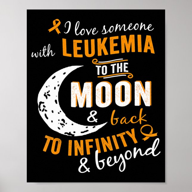 Leukämie Bewusstsein für FrauenKid Leukämie Poster (Vorne)