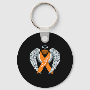 Leukämie Bewusstsein glauben Orange Ribbon und Ang Schlüsselanhänger