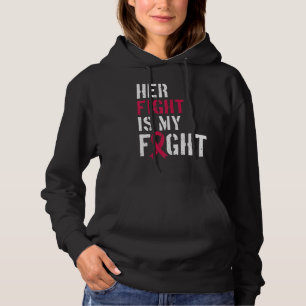 Leukämie Bewusstsein Ihr Kampf ist meine Unterstüt Hoodie